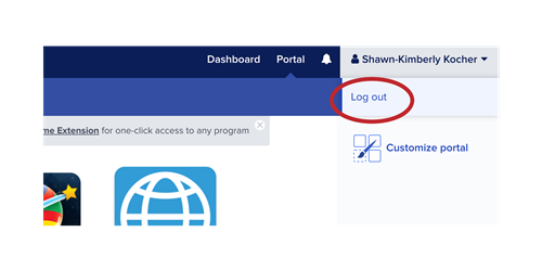 Log Out of Clever